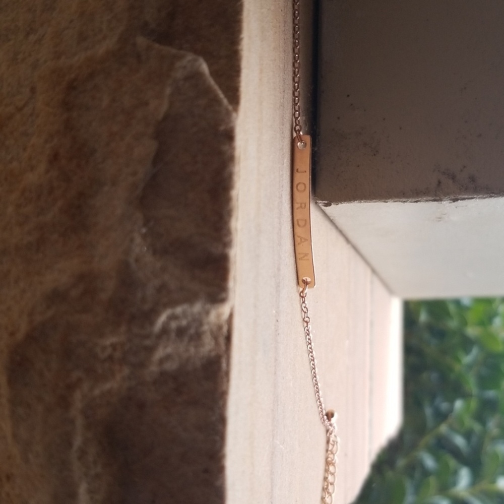 Beautiful Rosegold "JORDAN" name Bracelet